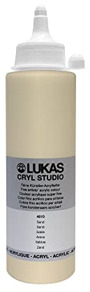 LUKAS Cryl Studio 250 ml, Acrylfarbe in Premium-Qualität, Sand