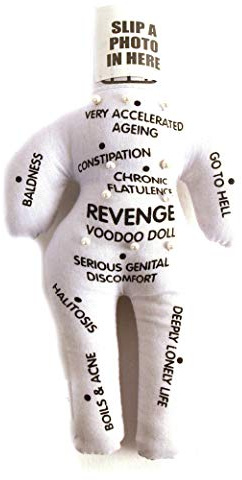 Diabolical Gifts Revenge Voodoo Doll Joke Novelty Gift Present