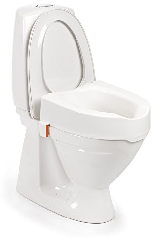 Etac 80301520 Toilettensitzerhöhung ohne Deckel, modernes Design, glänzend, leicht anzubringen