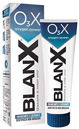 Blanx O3X Dentifricio Lucidante Trattamento Sbiancante, 75 ml