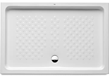 Roca,Italia,Plato de ducha de porcelana rectangular,Blanco,1000mm x 800mm x 80mm,A3740HS000
