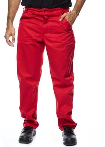 Pantaloni da lavoro da uomo, pantaloni da lavoro modello classico, pantaloni cargo, abiti da lavoro, Made in EU, Colori diversi