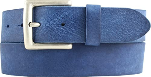 BELTINGER Premium Weicher Vollrindledergürtel, 40 mm breit, Used Look, Jeans & Hosen, Vintage Stil, Made in Italy, Casual und Office