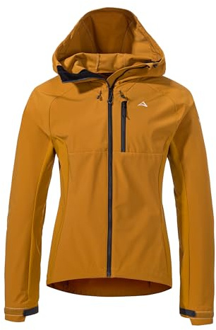 Schöffel Damen Hybrid Jk Style Salza WMS, Fahrradjacke mit helmtauglicher Kapuze, windabweisend, atmungsaktiv & wasserdicht, leichte Jacke mit 4-Wege Stretch
