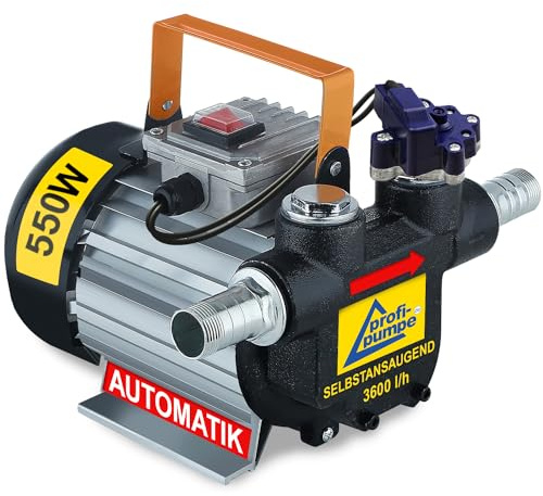 Dieselpumpe STANDARD-4.2 Automatic Selbstansaugende Pumpe 230V Heizölpumpe Kraftstoffpumpe Biodiesel Elektro Fasspumpe Ölpumpe Kraftstoffpumpe Bio-Diesel Pumpe