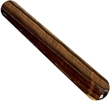 Raumdekoration Rosenquarz-Yoni-Stab, weißer Kristall-Massagestab, Obsidian-Yoni-Stick, Naturstein, Kegel-Trainingsgerät, Massage, Xiuyu (Color : Tiger Eye)