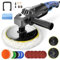 Car Polisher, 1200W Car Polishers and Buffers, Variable Speed 1600-3500RPM, Car Buffer Polisher Machine with Detachable Handle, 180mm/150mm Disc for Polishing/Waxing (RO Polisher)
