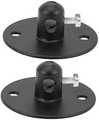 BELLIFFY 2pcs Iron Power Cord Grips Accessories, Ceiling Light Cable Clips Strain Relief Connector for Electrical Wiring Fixing, Black Cable Glands Locker for DIY Lighting Installation