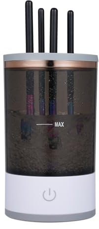Layhou Electric Makeup Brush Cleaner Machine Automatic Cosmetic Brush Cleaning Device for Beauty Makeup Brushes Set