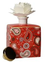 Brandani 52923 Diffusore di Fragranza Shanti Arancio in Porcellana – Eleganza e Freschezza per Ogni Ambiente