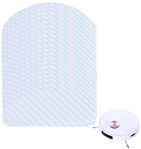 Jecdfs 20pcs Mikrofaser Wischtücher Ersatz Kompatibel mit Ecovacs Deebot Ozmo T8 AIVI, T8 Max, N8, N8 Plus, N8 Pro, T9, T9+ und T9 AIVI - Hochabsorbierende Reinigungstücher für Staubsauger