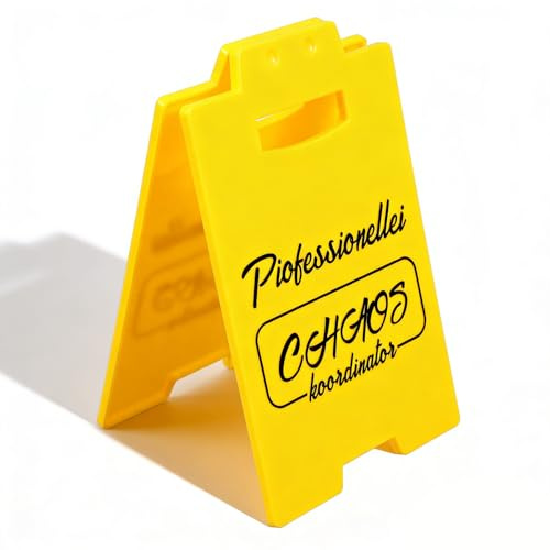 DOPENSPI Cartello professionale per coordinatore, regalo divertente, articolo scherzo per chef, colleghi e amici, per creare un'atmosfera allegra da ufficio