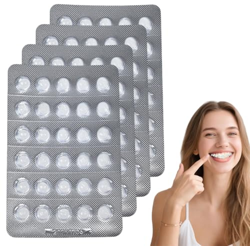 Reccisokz Zahnspangen wachs, Wachs für zahnspange, Zahnspange für Zahnspangen Wax Dots 120 Einzelne Hygieneverpackung Zahnwachs