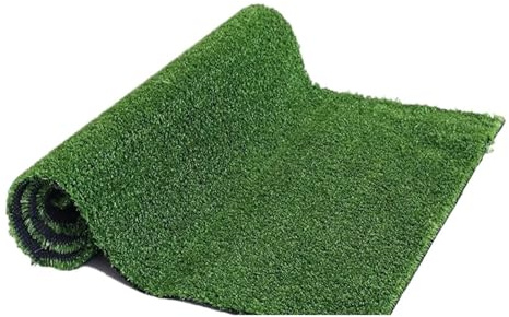 YGLONG Césped Artificial sintético Césped de césped Artificial, 7 pies x 12 (84 Cuadrados) Estera for jardín Interior y Exterior