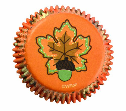 Wilton 75 Pirottini Muffin Ghianda 5 cm