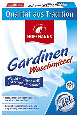 Hoffmanns 4002448034506 Gardinen Waschmittel mit Oxi Powerweiss (7-er Pack)