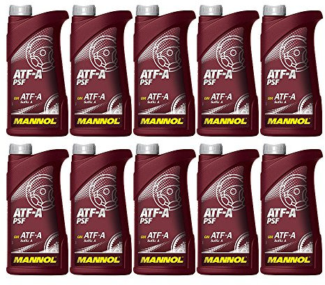 10 x 1L MANNOL ATF A PSF/Servo- Getriebe- Hydraulik- oel Rot