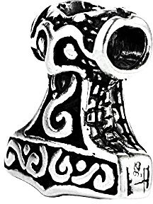 NKlaus Thorshammer Bartschmuck THORWAL Haarschmuck Antik 925er Sterlingsilber Silber 7693