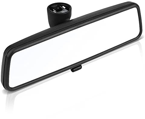 KIMISS Interior Mirror - Rearview Mirror Plastic Glass for B5 MK4 1999-2005 Black