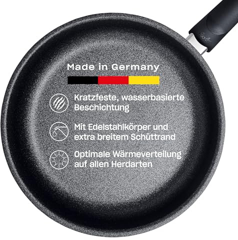Fissler Adamant Premium/beschichtete Edelstahl-Pfanne (Ø 26 cm) Bratpfanne-antihaftend, kratzfest - Induktion