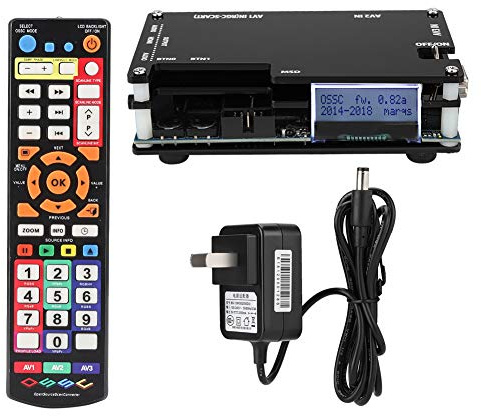 Vipxyc HDMI to SCART Converter, HDMI to Scart HD Video Converter OSSC HDMI to Scart Adapter Support Old Game Consoles for SFC/MD/PS/SS / PS2 / Xbox/WII