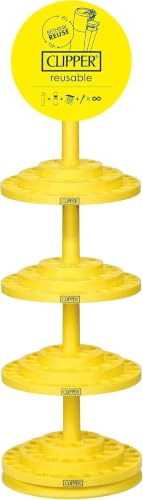 CLIPPER® Standkarussell für 192 CLIPPER® Feuerzeuge – 4-stöckiger Verkaufsständer – Display für Standardgröße – Ø 19 cm – Höhe 62 cm