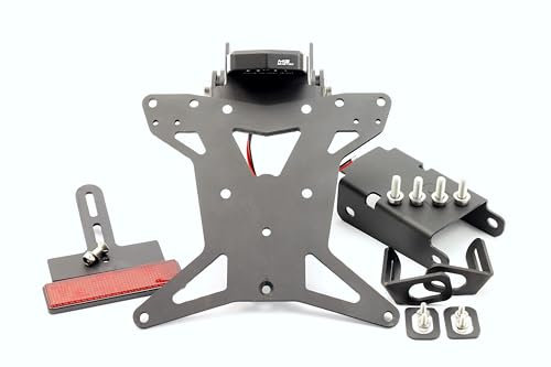 MG Biketec Kurzes Heck - Kennzeichenträger - Kennzeichenhalter geeignet für Honda CBR 1000 RR R ab 2020 (172x167mm)