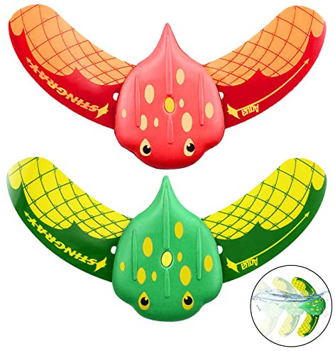 Ourdort Juguetes de Buceo, Juegos Pez Agua Acuático para Piscina, Verano, Devil Fish para Niños (Poco)
