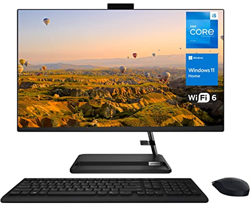 Lenovo 2023 IdeaCentre, computadora todo en uno, visualización táctil FHD de 27 pulgadas, Intel Core i5-13420H de 13ª generación (Beats i7-12700H), 32 GB de RAM, SSD de 1 TB, KB inalámbrico y mouse,