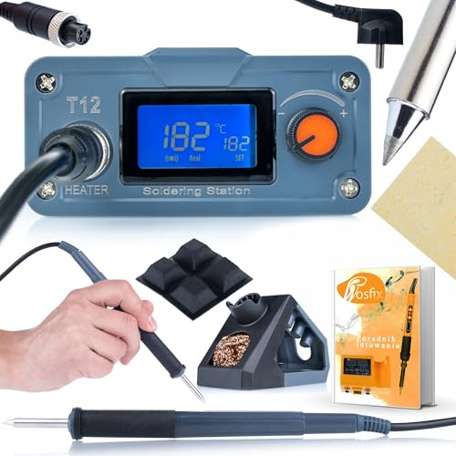 Rosfix Lötstation T12OAO Orange Akbash OLED 75W 230V Aluminium 200°C-450°C