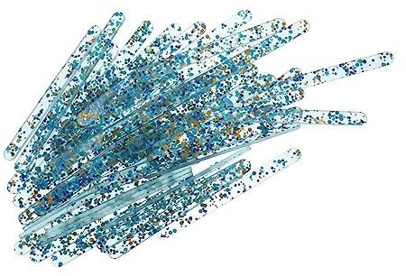 FELTECHELECTR Acryl Eisstiele 50 Stück Selbstgemacht Bastelstäbchen Glatte Oberfläche Sicher Für Eis Und Kreatives Basteln