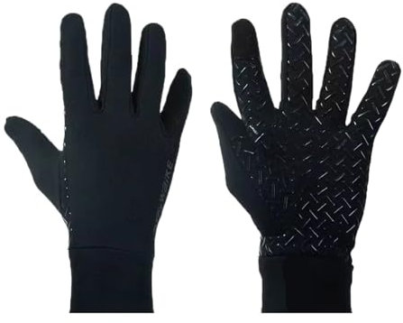 INIULLUV Kletterhandschuhe Winter-Fahrradhandschuhe for Herren und Damen, gepolstert, wasserabweisend, Winddicht, warm, rutschfest Für Abseilen, Bergsteigen(XL)