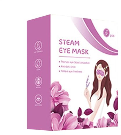 Warme Kompresse für Augen, wärmende Augenmasken für trockene Augen, Schlafaugenmasken, warme Augenkompressen, Entlastung trockener Augen, 5 Packungen wärmende Augenmasken, Augenermüdungsmasken