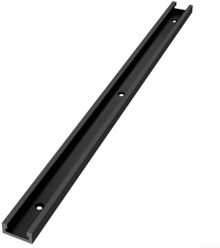 T-Schienen-Spannwerkzeug aus Aluminiumlegierung, gerade Kante, mit selbstschneidenden Schrauben für Tischsäge, Fräsen, Tische, Holzbearbeitungswerkzeug (600 mm)
