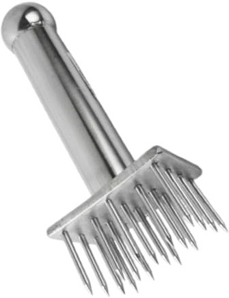 Garneck Martello Ammorbidente per Carne in Acciaio Inossidabile 28 Aghi Batticarne con Impugnatura per Cucina Domestica e Ristoranti Strumento Inteneritore per Maiale