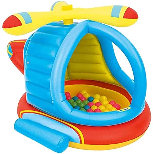 IXMLDAXD Castillo Inflable， Casa Inflable de Rebote, Estabilidad y Durabilidad, trampolín de avión, Enchufe de Aire Independiente a Prueba de Fugas