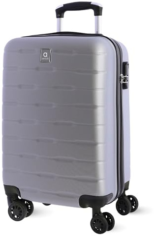 AMICHI – Handgepäck Koffer 55x40x20 cm | Leichter Kabinentrolley Hartschale mit 4 Rollen | Bordgepäck geeignet für Flugzeug Ryanair & mehr