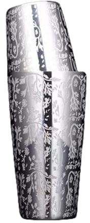 Incisione 304 Acciaio Inox Barwares Drink Shaker Cocktail Mixer con Impugnatura Ergonomica Strumento di Miscelazione Professionale Shaker In Acciaio Inox