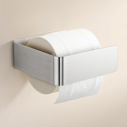 Gsocel Toilettenpapierhalter ohne Bohren, Edelstahl Silber Gebürstet