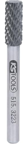 KS Tools 515.3223 HM Cylinder-Frässtift Form A utan stjärntandning, 8mm