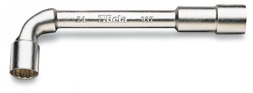 Beta 937K 22X22 - Clé à pipe débouchée chromée