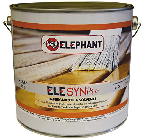 2,5lt | Impregnante SINTETICO SYNT SOLVENTE per legno - ELE SYN PRO (Trasparente)