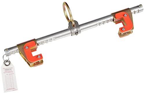 3M DBI-SALA 2104703 Protecta Sliding Beam Anchor, Metal, Aluminum, OSHA 1910.140/1926.502, Compatible with Passenger Car, Red