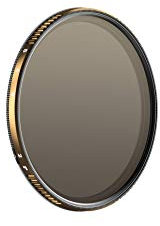 PolarPro - Vario VND - 82 mm - 2/5 Stops - Edition II - Peter McKinnon - Zéro vignettage - mécanisme de Retour haptique - Idéal pour la vidéographie et la réalisation de Films de Course.