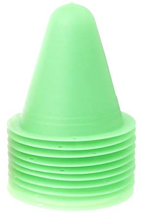 Pulabo Lot de 10 cônes de marquage pour patin à roulettes, équipement d'entraînement de football