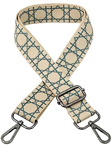 Verstellbarer Schultergurt Taschengurt Breit Schulterriemen Umhängegurt Herren Taschenriemen Damen Zubehör Tragegurt Längenverstellbarer für Schultertasche Tragetaschen und Handtaschen A-beige