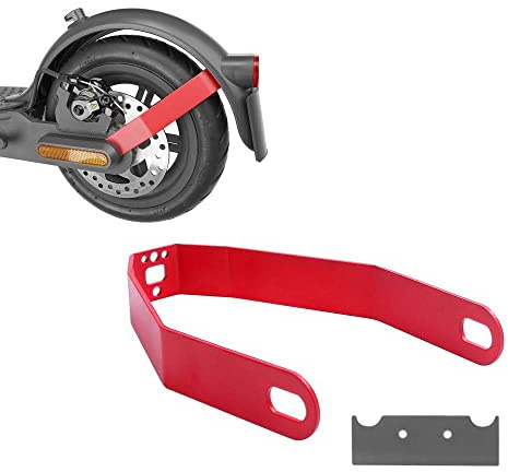 Flycoo - Soporte universal de metal para guardabarros trasero para Xiaomi M365/Pro/Pro 2/1S/ Essential para MI 3 Scooter eléctrico, pieza de repuesto de metal para scooter eléctrico de 8,5 pulgadas o