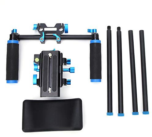 LANTRO JS Système de support d'épaule DSLR Rig pour une prise de vue vidéo stable