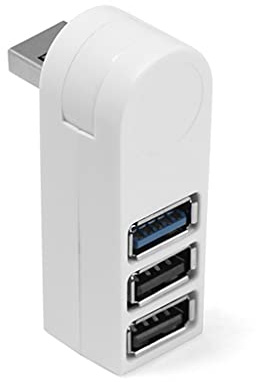 1pc High Speed USB 2.0/3.0 HUB Multi USB Splitter 4 Port Expander Multiple USB Expander Computer Accessories for Laptop PC (Color : White)