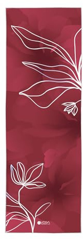 Yoga Design Lab Yoga Towel, Microfiber Yoga Rug, Yoga Mat Size (Iris)